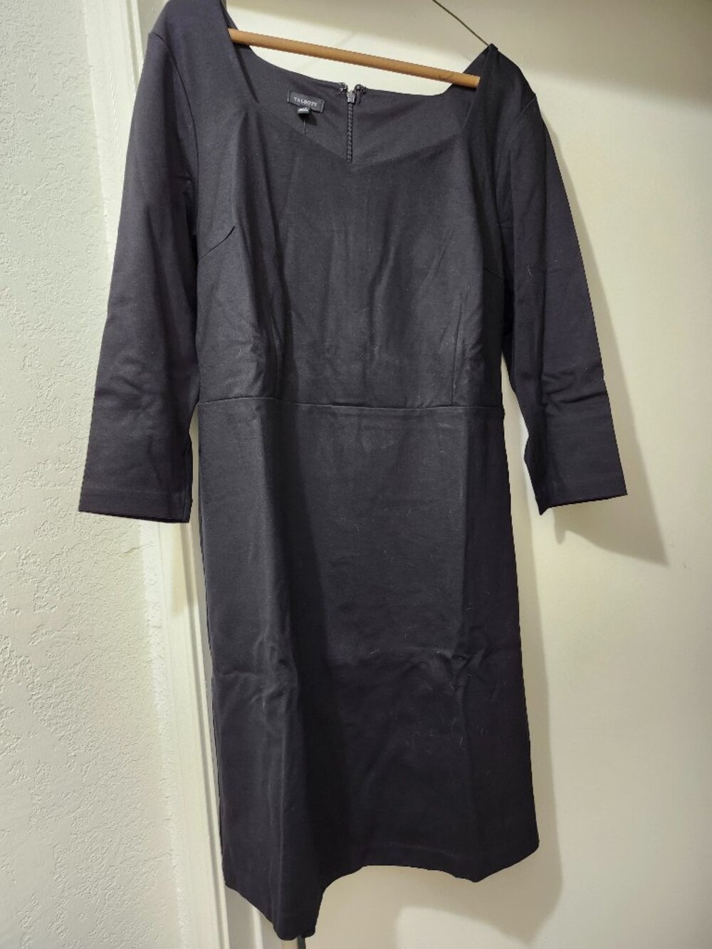 TALBOTS Little Black Dress Sz 12 NWT